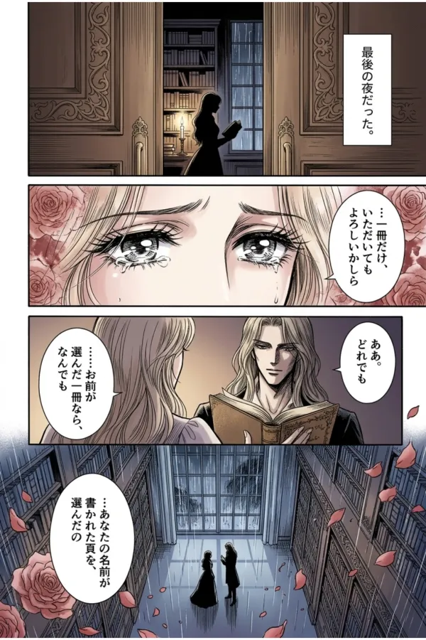 90s少女漫画ゴシック耽美スタイル